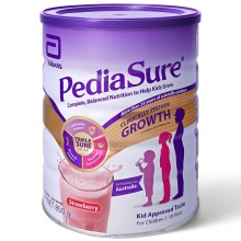Abboott PediaSure  草莓口味雅培小安素运费含气柱 850g