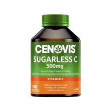 【买6送一】Cenovis Vitamin C 500mg Sugarless 300 Chewable Tablets 330g 圣诺维生素C咀嚼片