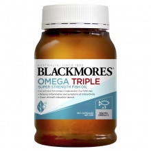 BLACKMORES 三倍鱼油 1500mg 150粒 Omega Triple odourless Fish oil