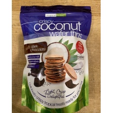 Tropical field 巧克力夹心椰子脆饼干 coconut wafer thins 397g
