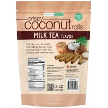 Tropical Fields Milk TEA coconut rolls奶茶口味椰子卷 285g