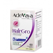 AdeVaya 澳蒂维娅护发片60粒 Hairgro 60 tablets