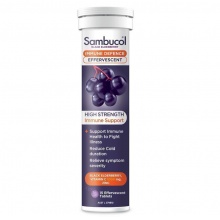 Sambucol HS Immune Defence 15 Effervescent Tablets 小黑果免疫力泡腾片15片装