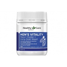 Healthy Care 生蚝玛卡男士活力片男士8合1复合能量瓶 Men's Vitality 120 Caps