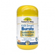 Natures Way Kids Smart 学生三倍DHA咀嚼软胶囊 300mg Student Triple Strength 50 chewable Soft Capsules