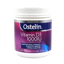 Ostelin 维生素D3 vitamin D3 1000IU 400 capsules